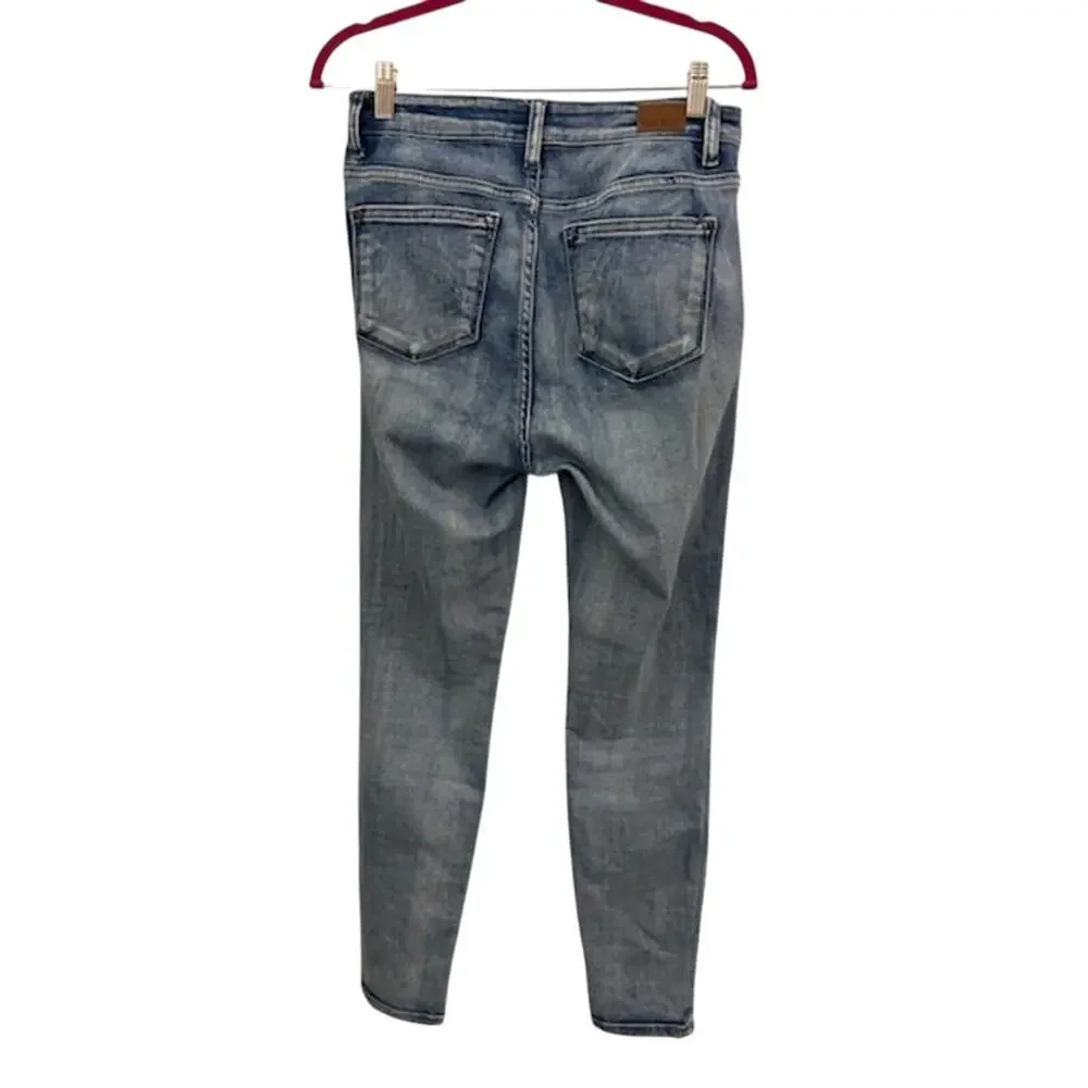 Judy Blue Skinny Jeans 7/28 Stretchy Comfort Boho Denim